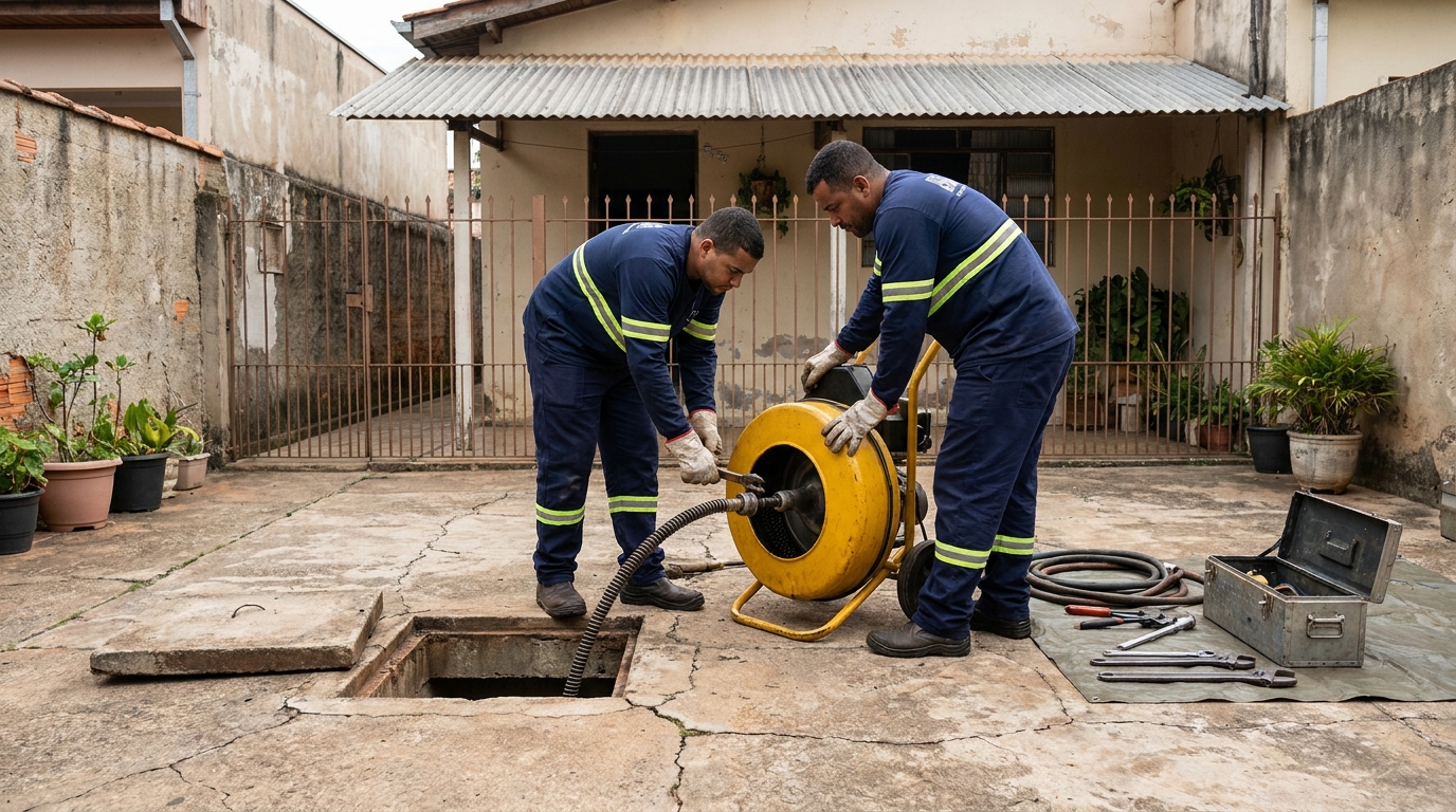 Desentupimento de esgoto em Belém‑PA